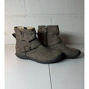 Jbu Dottie Women's Ankle Boots Women's Shoes (size 6.5) Brown Buckle Strap